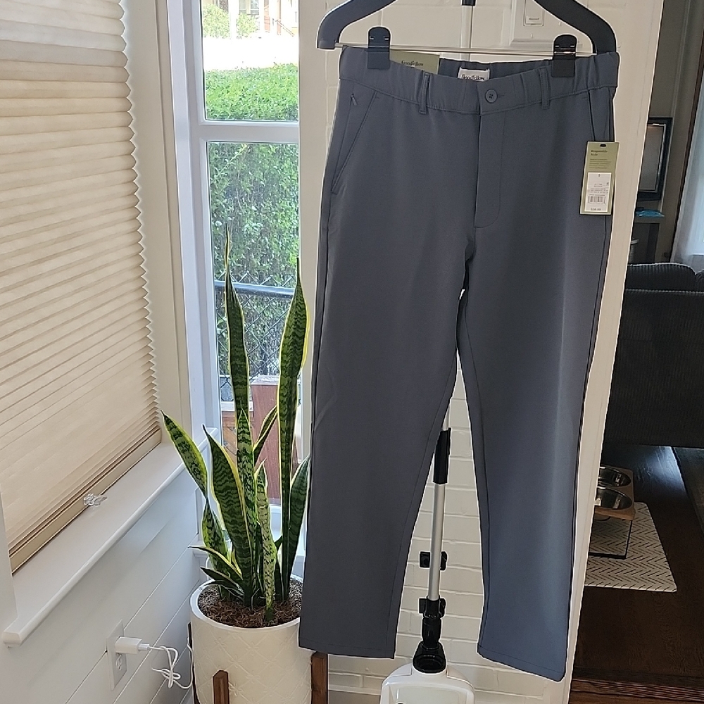 Goodfellow Gray Tech Trousers, Small